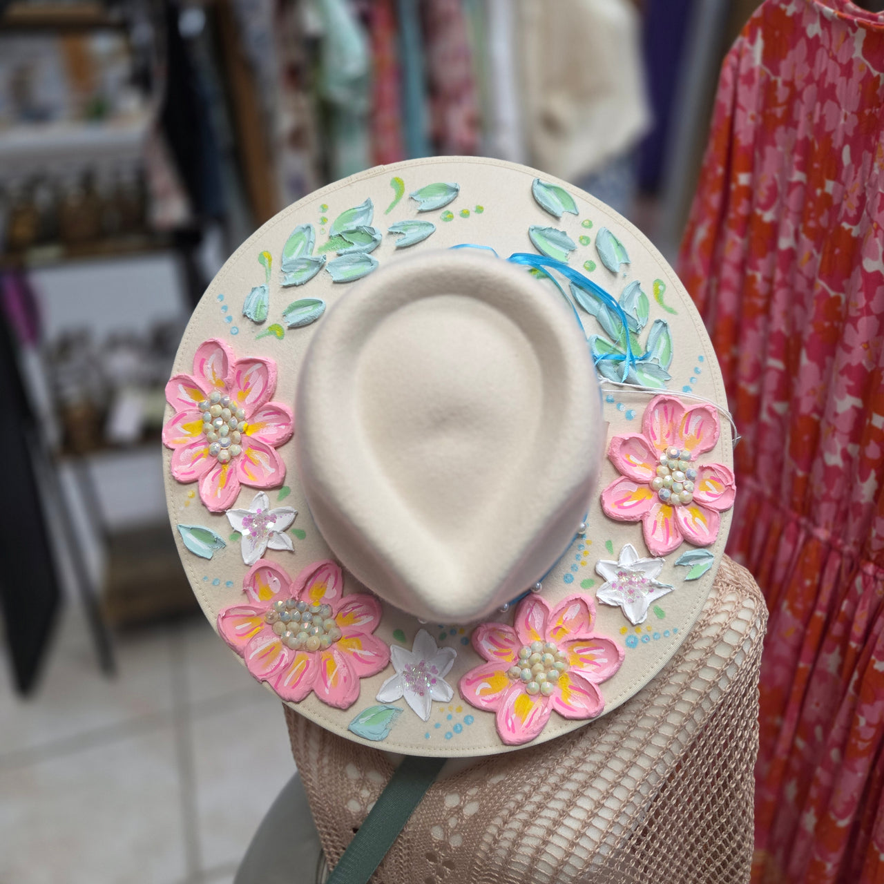 Hats by Fonki Art - Cream