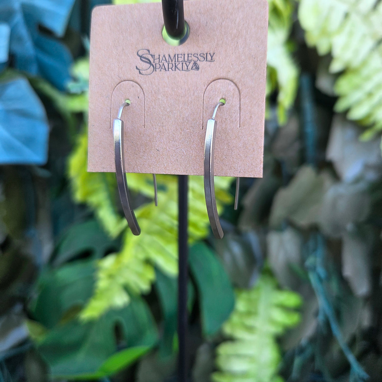 Dainty Silver Loop Earrings