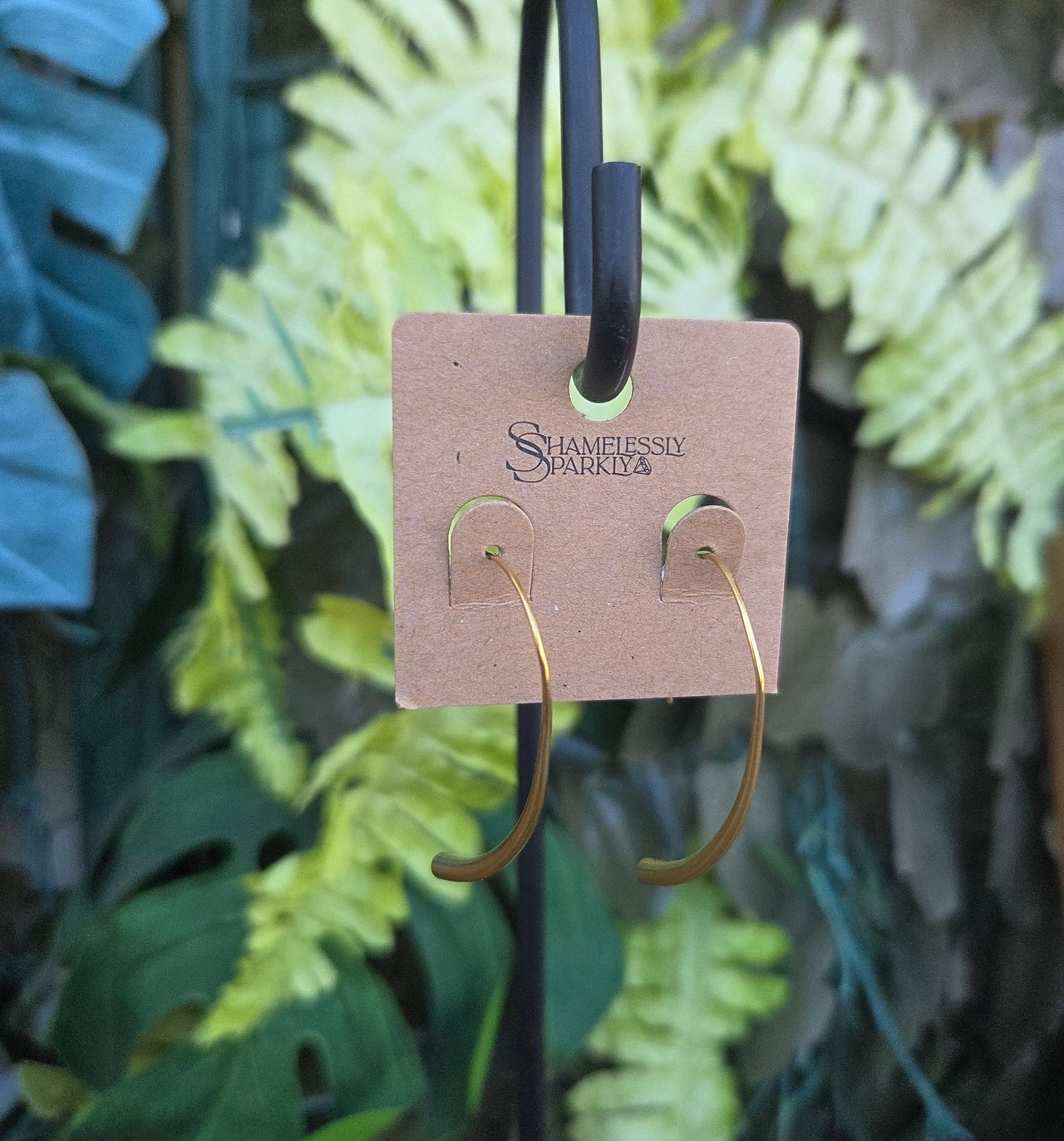 Dainty Gold Loop Earrings